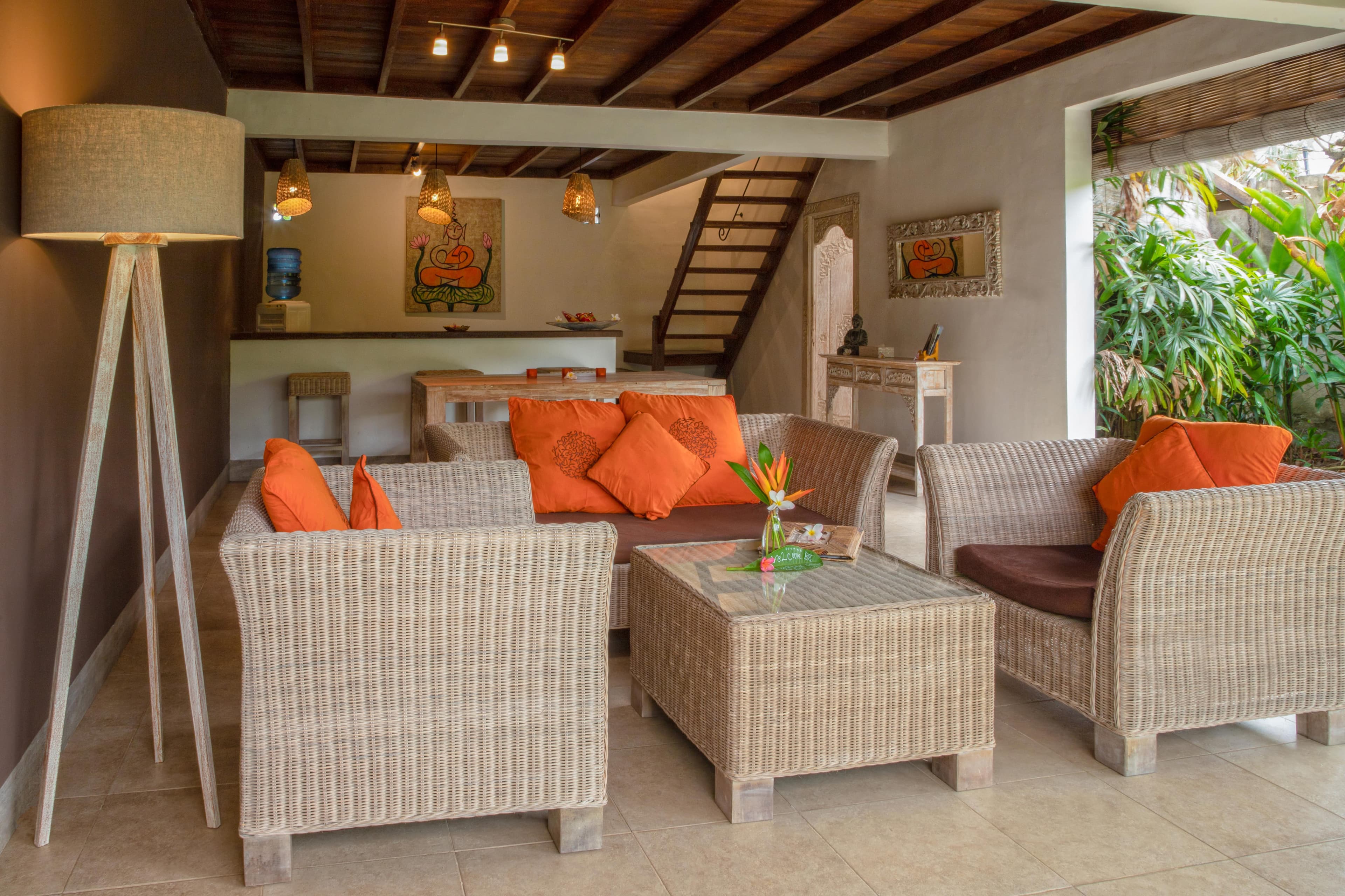 Standard villa living area